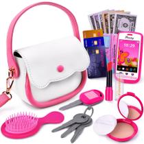 Bolsa de Brinquedo GJZZ Play com Kit de Maquiagem para Meninas (3 a 7 anos)