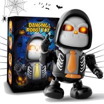 Bolsa de brinquedo sensorial de Halloween Dancing Skeleton com música e luz Bolsa de brinquedo sensorial de Halloween Dancing Skeleton com música e luz