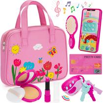 Bolsa de Brinquedos Officygnet Play para Meninas (1 a 3 anos) com Kit de Maquiagem Bolsa de Brinquedos Officygnet Play para Meninas (1 a 3 anos) com Kit de Maquiagem