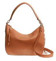 Bolsa de câmera Meliae Chic Leather para mulheres marrom