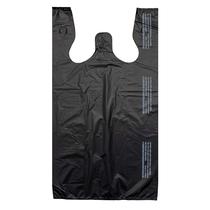 Bolsa de camiseta Platree Large Plain Black 400 unidades 12x7x22cm Bolsa de camiseta Platree Large Plain Black 400 unidades 12x7x22cm