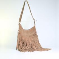 Bolsa de Camurça com Franja Estilo Boho Bolsa de Camurça com Franja Estilo Boho