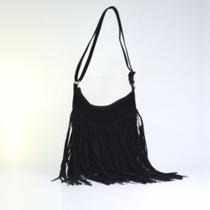 Bolsa de Camurça com Franja Estilo Boho