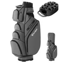 Bolsa de Carrinho de Golfe Sturdum T-Lock 14 Compartimentos à Prova d'Água Bolsa de Carrinho de Golfe Sturdum T-Lock 14 Compartimentos à Prova d'Água