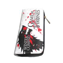 Bolsa de carteira longa Wallet Games of Thrones Anime Bolsa de carteira longa Wallet Games of Thrones Anime