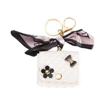 Bolsa De Chaves Em Forma De Coruja, Mini Porta Moedas Em Couro PU, Pingente De Chave, Carteira