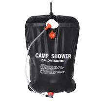 Bolsa de Chuveiro Solar Aquecida Portátil 20L - Com Mangueira de PVC para Camping
