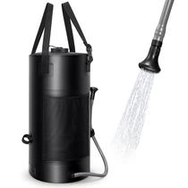 Bolsa de chuveiro solar SPACEREST 20L/5 galões com interruptor liga/desliga, cabeça de chuveiro