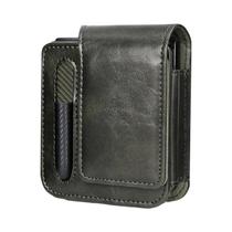 Bolsa De Cinto Para Telefone Em Couro PU Azul Com Fecho Magnético Para Samsung Galaxy Z Flip 6 5 4 3