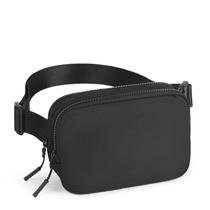 Bolsa de cinto pequena Fanny Pack CLUCI para mulheres em nylon preto
