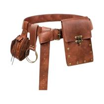 Bolsa De Cintura De Cavaleiro Viking Medieval, Clipe De Cinto Para Moedas De Cobre, Chaveiro,