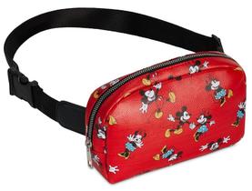 Bolsa de cintura Disney Mickey Minnie Mouse vermelha para mulheres Bolsa de cintura Disney Mickey Minnie Mouse vermelha para mulheres