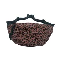 Bolsa De Cintura Em Lona Com Estampa De Leopardo Para Mulheres, Tendência De Rua, Fanny Pack, Bolsa