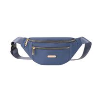 Bolsa de Cintura Esportiva Feminina Multicamadas - Fanny Pack para Atividades ao Ar Livre