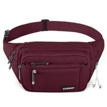Bolsa de cintura Fanny Pack CXWMZY impermeável para mulheres e homens