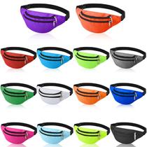 Bolsa de cintura Fanny Pack Frienda, 14 peças, anos 80 e 90, impermeável Bolsa de cintura Fanny Pack Frienda, 14 peças, anos 80 e 90, impermeável