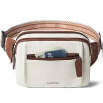 Bolsa de Cintura Fanny Pack LATMAP 3L Bege - Com Zíper Triplo Bolsa de Cintura Fanny Pack LATMAP 3L Bege - Com Zíper Triplo
