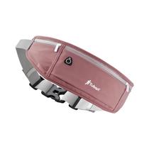 Bolsa De Cintura Impermeável Unissex Preta Para Corrida, Fanny Pack Esportivo Invisível Para