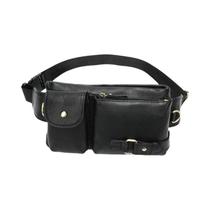 Bolsa De Cintura Masculina Em Couro Genuíno Pequena, Suporte Para Telefone, Mochila De Viagem Da Bolsa De Cintura Masculina Em Couro Genuíno Pequena, Suporte Para Telefone, Mochila De Viagem Da