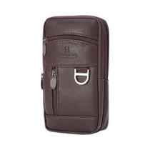 Bolsa De Cintura Masculina Impermeável Em Couro PU Para Esportes Ao Ar Livre, Bolsa Para Celular, Bolsa De Cintura Masculina Impermeável Em Couro PU Para Esportes Ao Ar Livre, Bolsa Para Celular,