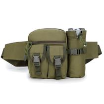 Bolsa de Cintura, Masculina, Pochete Militar, Para Viagens, Com Suporte Para Garrafa De Água, Nylon, Verde Bolsa de Cintura, Masculina, Pochete Militar, Para Viagens, Com Suporte Para Garrafa De Água, Nylon, Verde