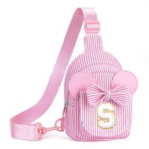 Bolsa de Cintura QLOVEA Infantil Rosa Bolsa Transversal Pequena 20x13x7 cm Bolsa de Cintura QLOVEA Infantil Rosa Bolsa Transversal Pequena 20x13x7 cm