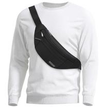 Bolsa de cintura tiracolo grande Fanny Pack MAXTOP para caminhadas preta