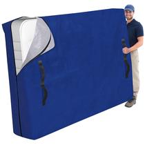 Bolsa de colchão Cosy Family para movimentação e armazenamento azul king size Bolsa de colchão Cosy Family para movimentação e armazenamento azul king size