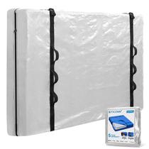 Bolsa de colchão TICONN Cali King Heavy Duty Clear Storage