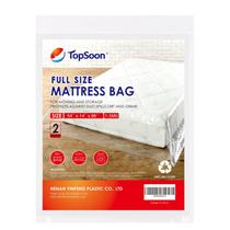 Bolsa de colchão TopSoon Full 54x14x96 de plástico transparente 2PK 1,5 mil