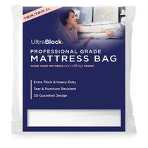 Bolsa de colchão UltraBlock 6 mil de plástico reutilizável Queen Size