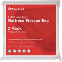 Bolsa de colchão Weensmeil 4 mil Heavy Duty Clear Plastic Full