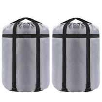 Bolsa de compresión Borogo 24L impermeable para camping gris Bolsa de compresión Borogo 24L impermeable para camping gris