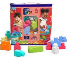 Bolsa de construção Mega Bloks 60 Peças Mattel dch55