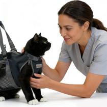 Bolsa de contenção para tosa de gato Cinf, tamanho M, para banho e corte de unhas