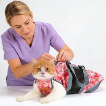 Bolsa de contenção para tosa de gatos Cinf, para corte de unhas, tamanho M