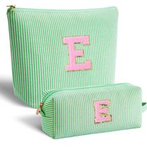 Bolsa de cosméticos adequada para adolescentes e meninas Travel Essentials Green