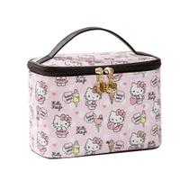 Bolsa de cosméticos AmbeAlla Large Pink com porta-escova para mulheres Bolsa de cosméticos AmbeAlla Large Pink com porta-escova para mulheres