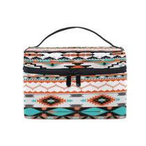 Bolsa de cosméticos AUUXVA Ethnic Geometric Chevron Aztec Women Bolsa de cosméticos AUUXVA Ethnic Geometric Chevron Aztec Women