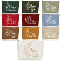 Bolsa de cosméticos Coume Boho Bolsa de maquiagem em tela 23x15x4 cm 10 unidades