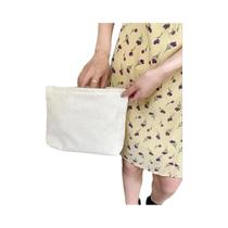 Bolsa De Cosméticos De Corduroy De Grande Capacidade Para Mulheres, Organizador De Maquiagem