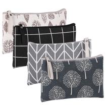 Bolsa de cosméticos de lona SUMAJU Multi-Function Travel 22x14 cm, 4 unidades