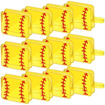 Bolsa de cosméticos de softball Reginary Clear PVC para mulheres (12 unidades)