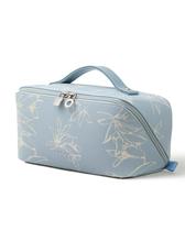 Bolsa de cosméticos EACHY Travel Makeup Bag à prova d'água F-Blue