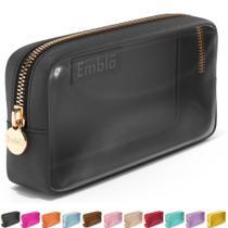 Bolsa de cosméticos Embla Clear Makeup Case Travel Black para mulheres