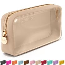 Bolsa de cosméticos Embla Clear Makeup Case Travel Toiletry Sand