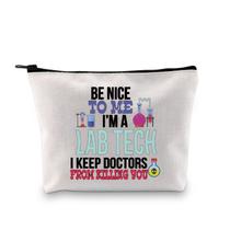 Bolsa de cosméticos G2TUP Funny Lab Tech Laboratory Technician