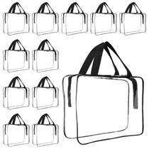 Bolsa de cosméticos GEMLORD Clear PVC Organizer 12 peças 30x23x10cm