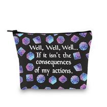 Bolsa de cosméticos GJTIM DandD Gift Role Playing Games Bolsa de maquiagem