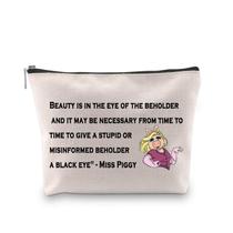 Bolsa de cosméticos GJTIM Novelty Beauty está nos olhos de quem vê